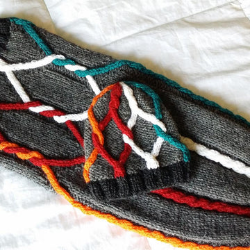 Rainbow Cable Cocoon and Hat