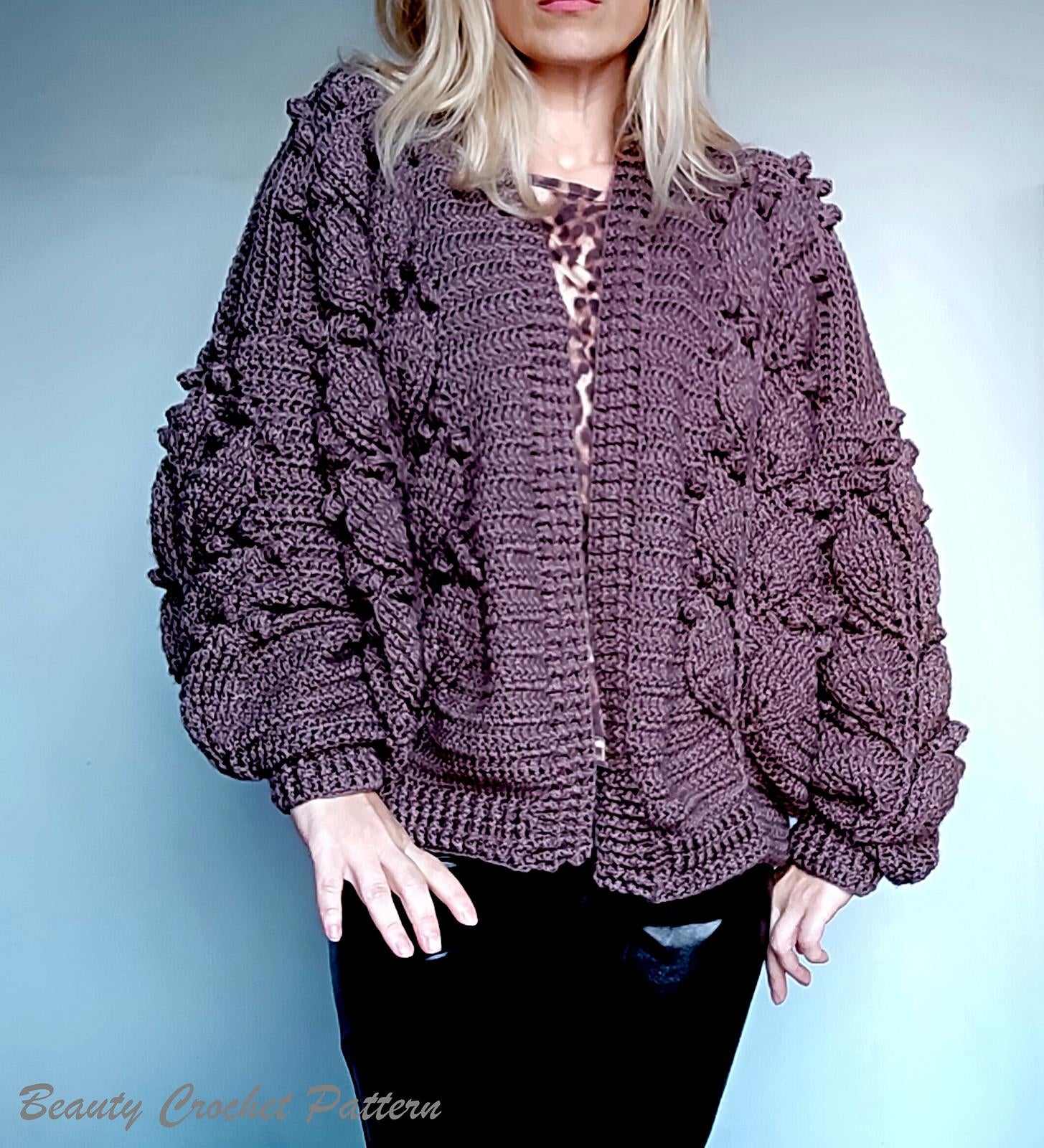 Cardigan "Leaves"