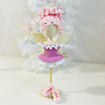 Crochet doll clothes pattern, crochet fairy, amigurumi fairy outfit, Fairy outfit
