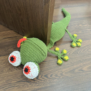 Lizard Crochet Door Stop