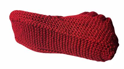 Slippers in Circular Needles Knitting Pattern
