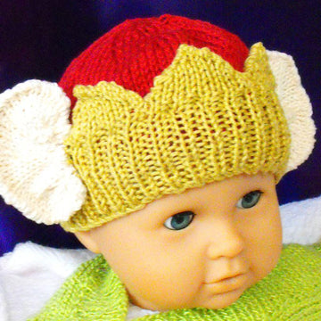 Baby Big Ears Prince Charles Crown Beanie