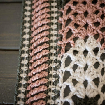 Champagne Blush Chevron