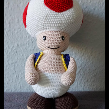 Häkelanleitung Amigurumi Pilz Toad