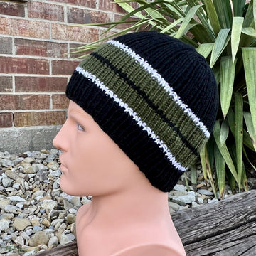 Bowie Beanie -- a loom knit pattern