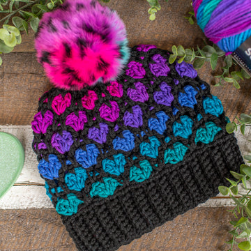 Snow Heart Beanie