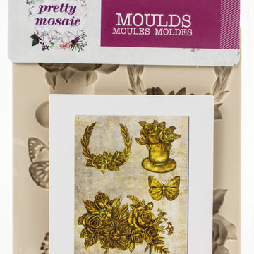 Prima Marketing Decor Mould 3.5"X4.5"X8mm - Pretty Mosaic