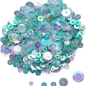 Dress My Crafts Sequins 25gms - Play With Green