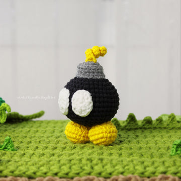 Bob-Omb Amigurumi Pattern – Fanart Inspired Crochet PDF (US Terms)
