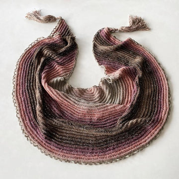 Crochet shawl pattern PDF