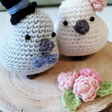 Bride and groom birds