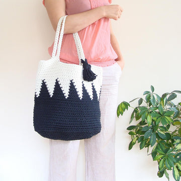 Large Geometric Tote