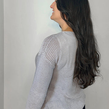 Machine Knit Simple Stitch Sweater