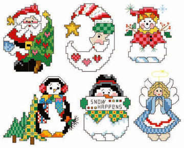 Snow Happens Ornaments PDF