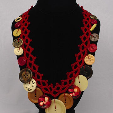 "Faux" Tatted Necklace