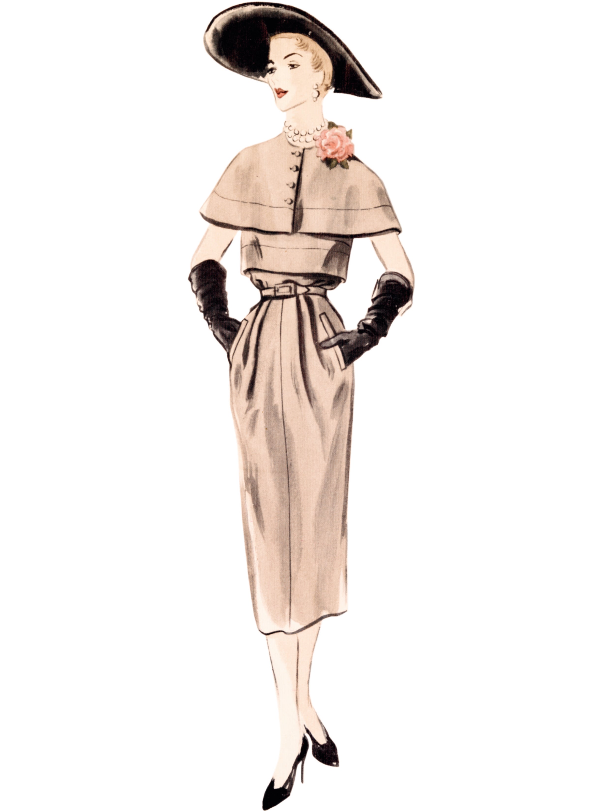 Vogue Sewing Misses' Dress and Capelet V1964 - Sewing Pattern