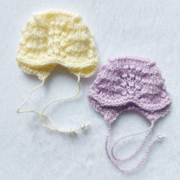 Textured Bonnet for 9 Inch Dolls