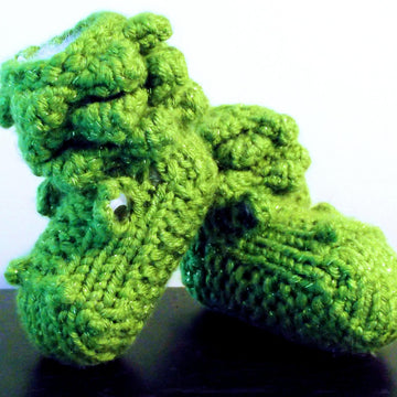 Crocodile or Dragon Booties