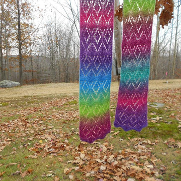 Lacy Northern Lights Scarf