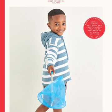 Hoodie in Sirdar Snuggly 100% Cotton - 2577 - Leaflet