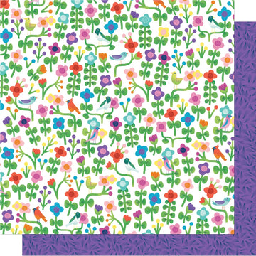 American Crafts Shimelle Never Grow Up Double-Sided Cardstock 12"X12" 25/Pkg - Grow Wild