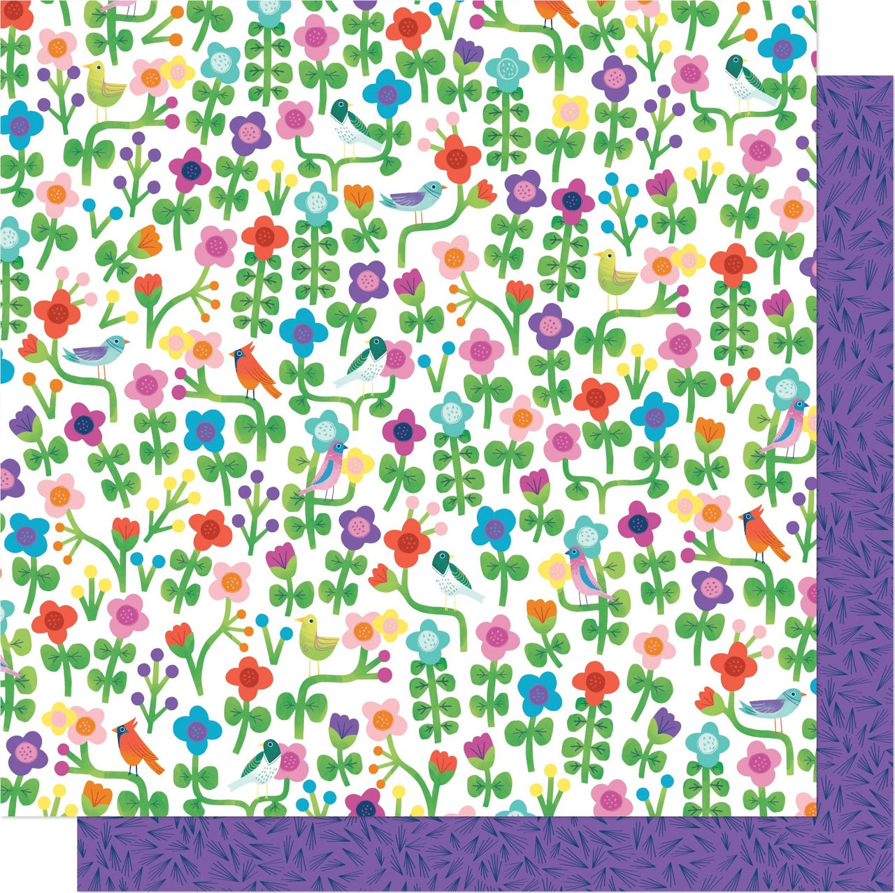 American Crafts Shimelle Never Grow Up Double-Sided Cardstock 12"X12" 25/Pkg - Grow Wild