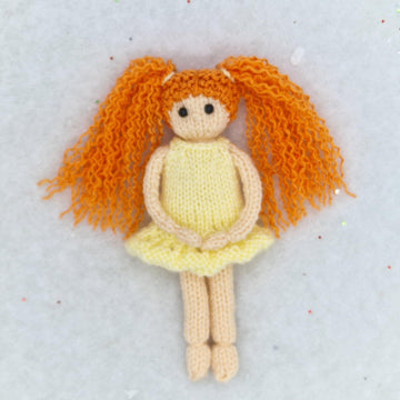 Pocket Dolls Knitting Pattern - Dress Up Dolly