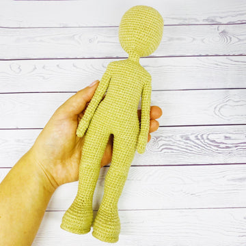 Amigurumi doll body, crochet doll body base, amigurumi body base