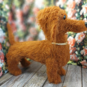 Realistic Dachshund Dog Amigurumi