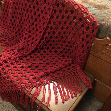 Simply Sophisticated Scarlet Throw