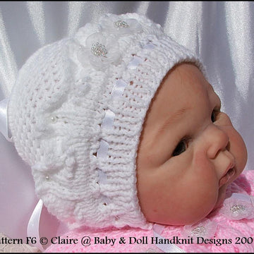‘English Country Garden’ Knitting pattern for doll 16-22” or newborn/0-3m baby
