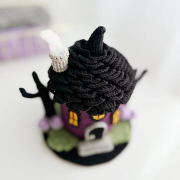 Crochet fairy house, amigurumi toy house, Witch house, Halloween crochet
