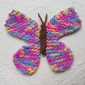Quick Knitted Butterfly