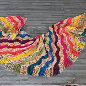 Spring Fringe Scarf
