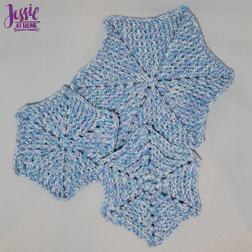 Hexagon Dish Scrubby or Trivet