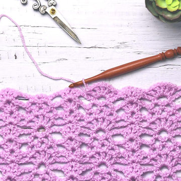 Tulip Fields Rectangle Shawl