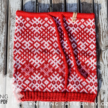 Latvian Neck warmer - cowl