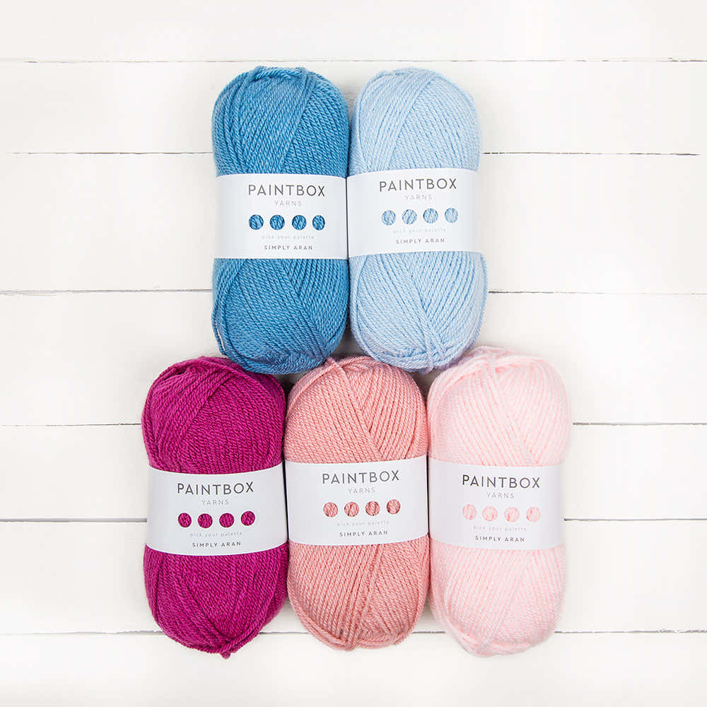 Paintbox Yarns Simply Aran 5 Ball Colour Pack Designer Picks