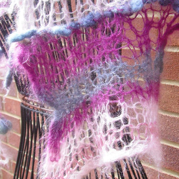Lace & Felted Scarf