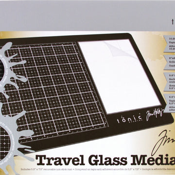 Tonic Studios Tim Holtz Travel Glass Media Mat 10.25"X15.5" - 597716