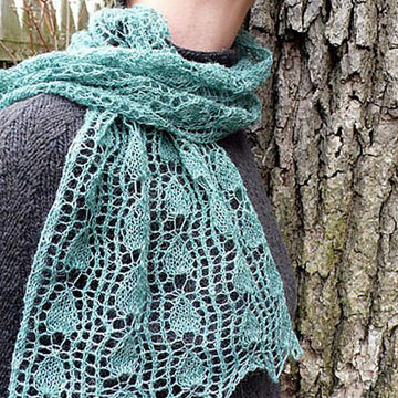 Pear and Trellis Scarf