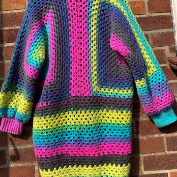 Easy Granny Hexagon Cardigan