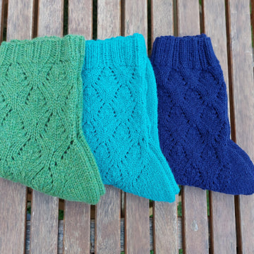 Oak leaves socks