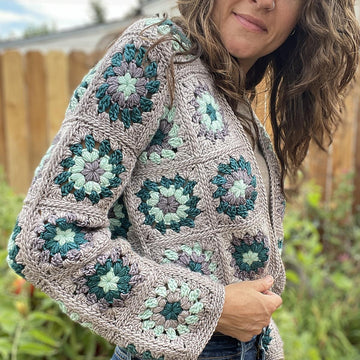 Airie Granny Square Cardigan