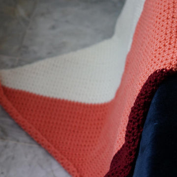 Corner to corner easy blanket
