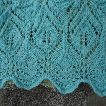 Fairy Leaves on the Waves Shawl