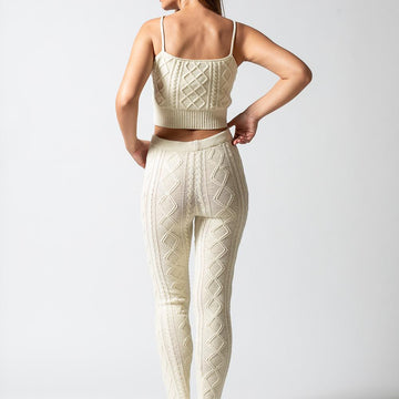 Vintage Cable Braid Leggings