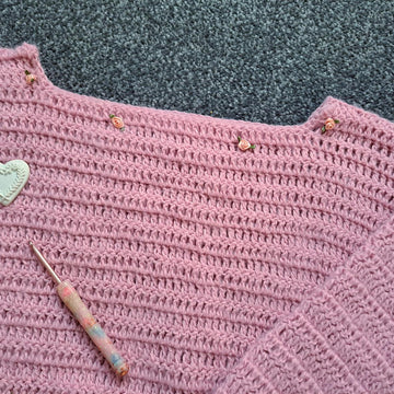 Crochet The Petite Fleur Sweater Pattern