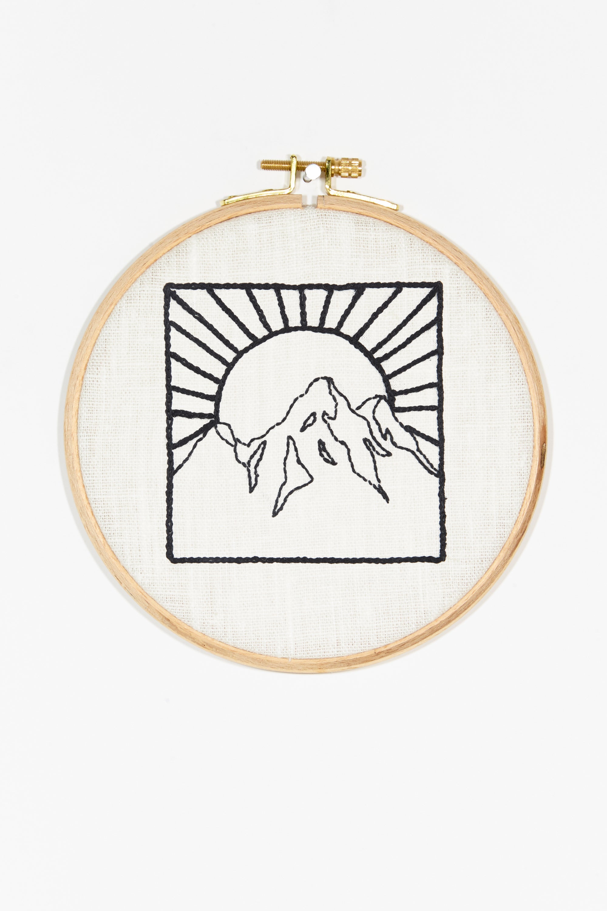 Mountain + Sun  in DMC - PAT0057 -  Downloadable PDF