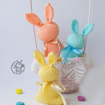 Three Easter Waldorf Bunny
